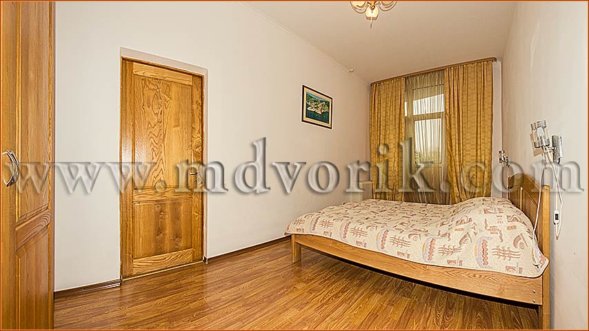 спальня в 3-х комнатных апартаментах в отеле Московский дворик, Евпатории